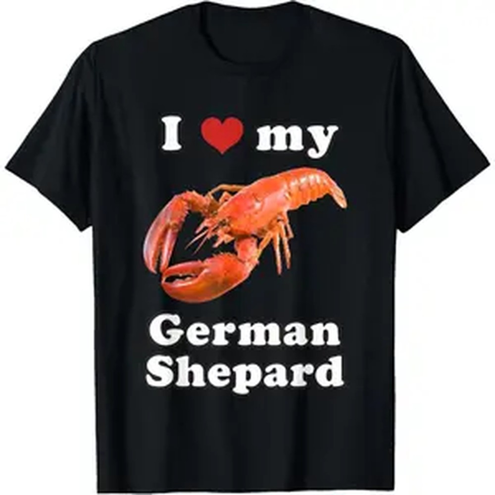 Street Fashion Mood - เสื้อเชิ้ตแขนสั้นผ้าฝ้าย, เสื้อยืด I Love My German