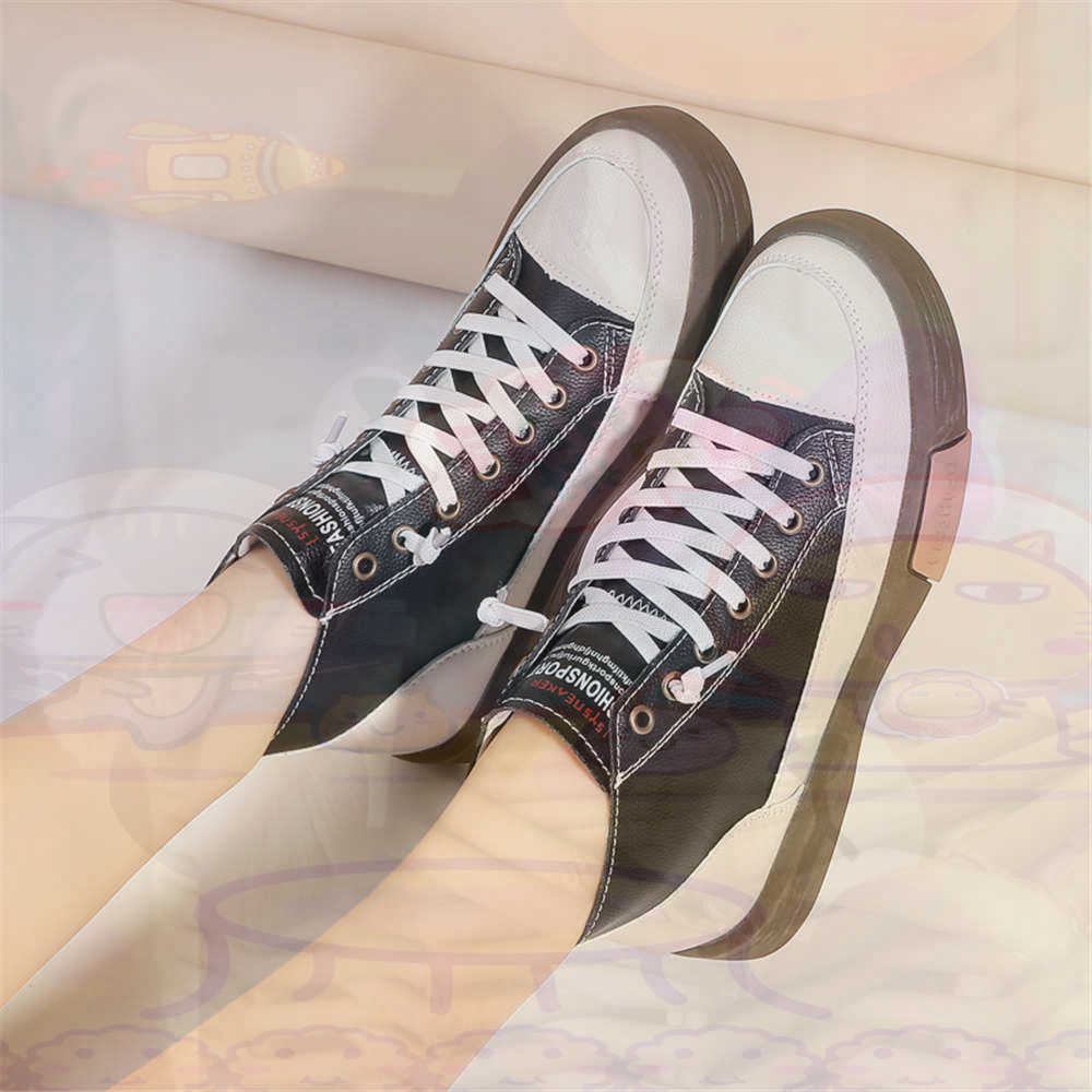Street Fashion For Short Guys - High Top Hi Cut Offers สเก็ตบอร์ดรองเท้าผู้หญิงฤดูร้อนรองเท้าผ้าใบกีฬา