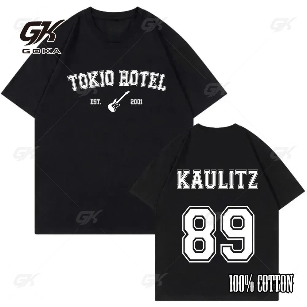 Street Fashion In Tokyo - เสื้อยืดวงดนตรีร็อคโตเกียว โฮเทล ลายโมโนแกรม เสื้อยืดลำลองแขนสั้นสำหรับฤดูร้อน เสื้อผ้าแฟชั่นเท่ๆ สำหรับผู้ชายและผู้หญิง