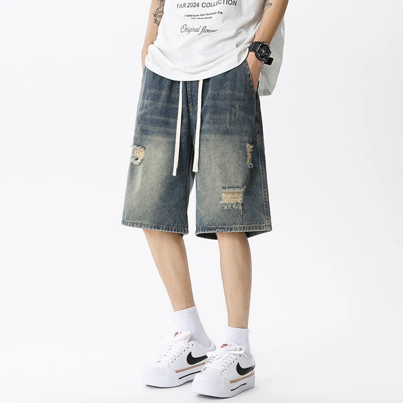 เสื้อผ้าแนวสตรีทเรโทรของผู้ชาย - Street Fashion Jeans บทวิจารณ์และราคา