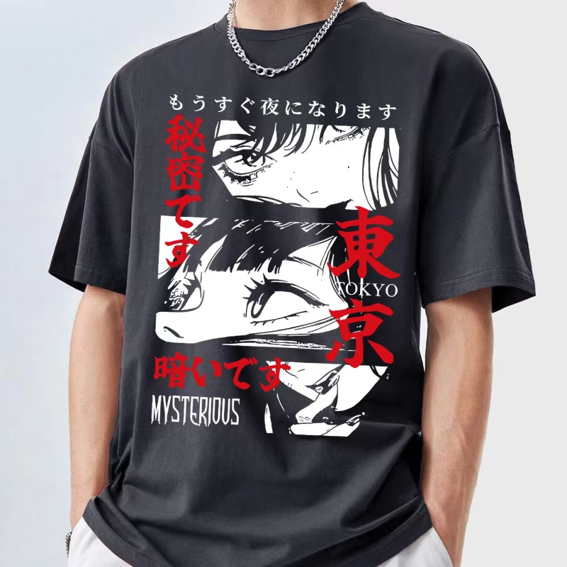 เสื้อยืดลายอนิเมะ Y2K สำหรับผู - Street Fashion In Tokyo บทวิจารณ์และราคา