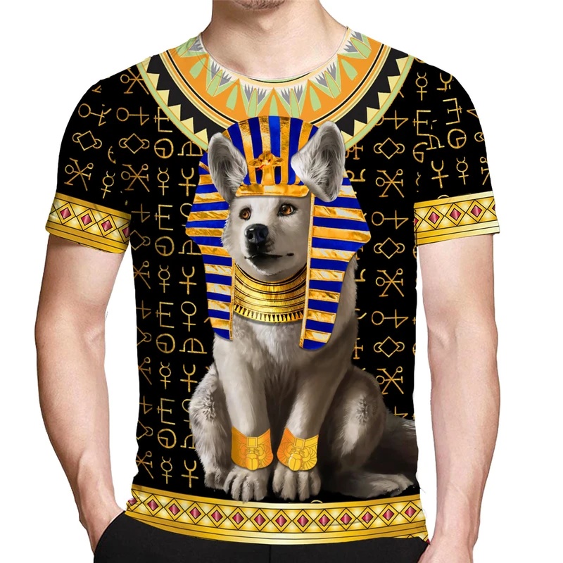 เสื้อยืดพิมพ์ลาย 3 มิติ ลายสุน - Street Fashion Egypt บทวิจารณ์และราคา