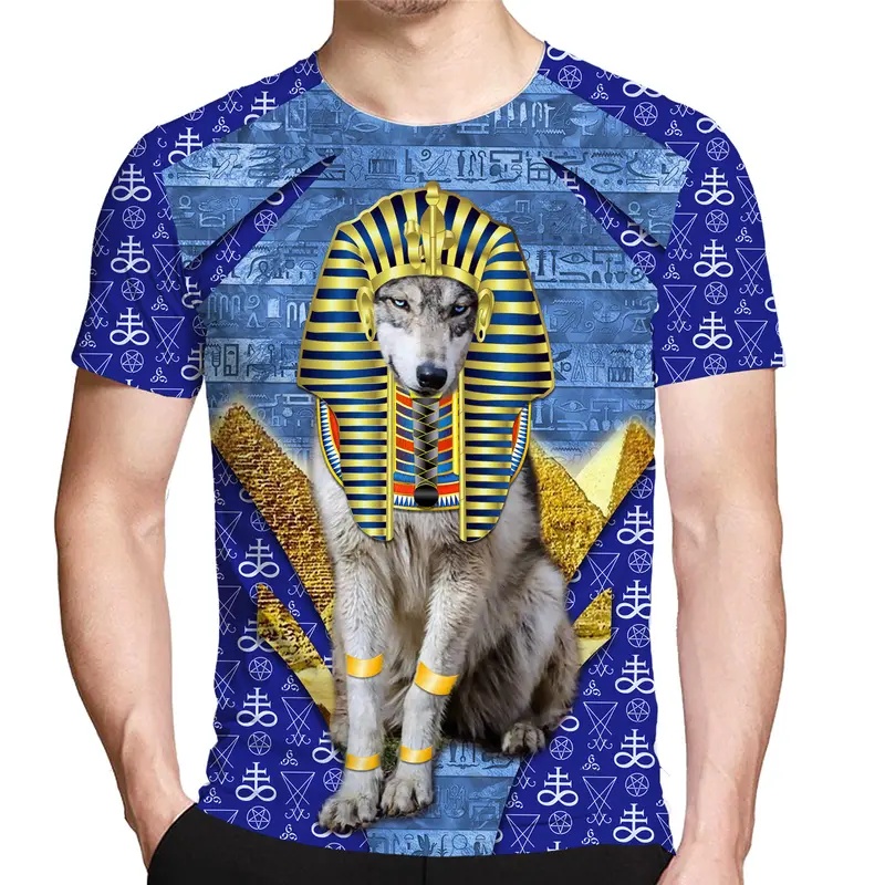 เสื้อยืดพิมพ์ลาย 3 มิติ ลายสุน - Street Fashion Egypt บทวิจารณ์และราคา