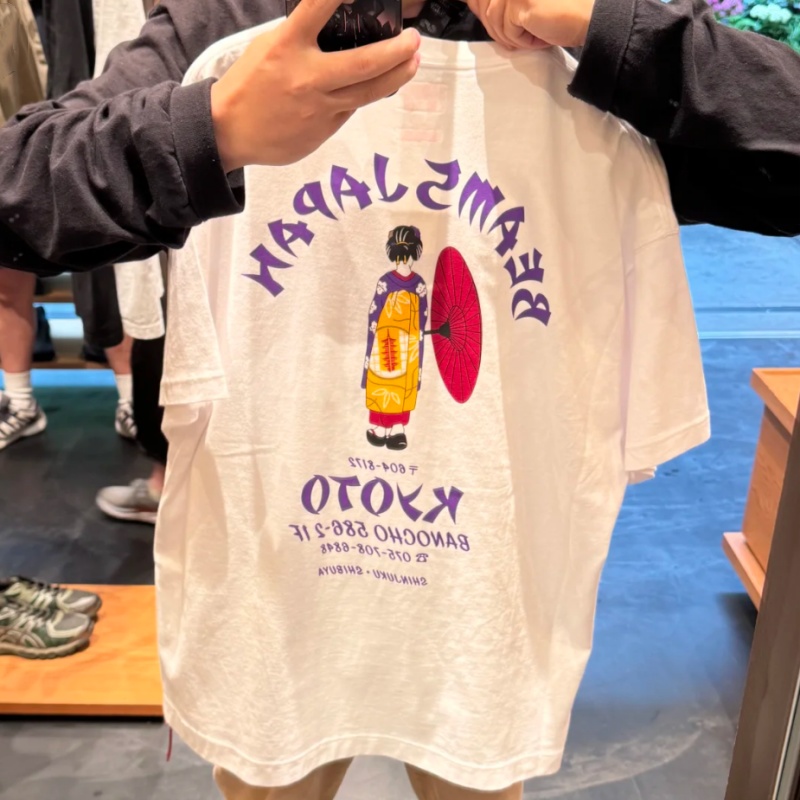เสื้อยืดแฟชั่นลายพิมพ์กิโมโนสี - Street Fashion In Tokyo บทวิจารณ์และราคา