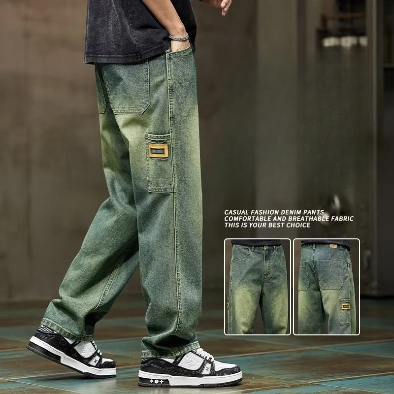 เกาหลีแฟชั่นวินเทจกางเกงยีนส์ผ - Street Fashion Jeans บทวิจารณ์และราคา