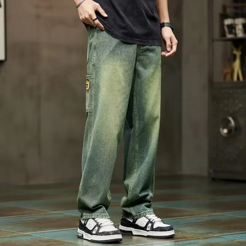 เกาหลีแฟชั่นวินเทจกางเกงยีนส์ผ - Street Fashion Jeans บทวิจารณ์และราคา