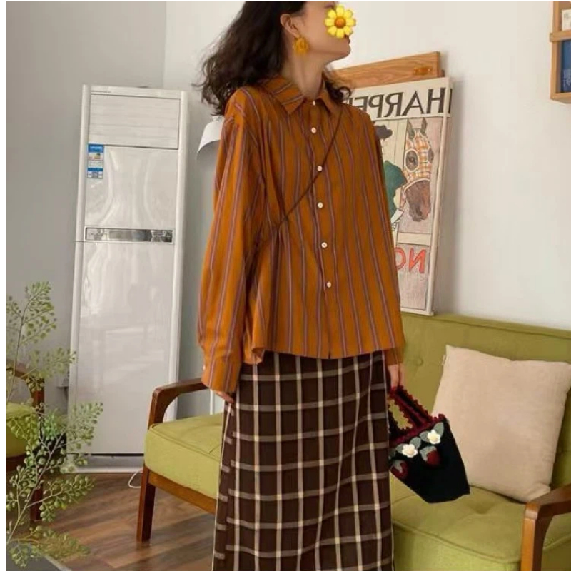 เสื้อโปโลแขนยาวคอโปโลลำลองลายท - Street Fashion Youth บทวิจารณ์และราคา