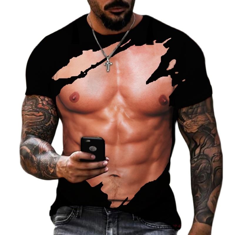 ฤดูร้อนแฟชั่นผู้ชาย3D พิมพ์กล้ - Street Fashion For Short Guys บทวิจารณ์และราคา