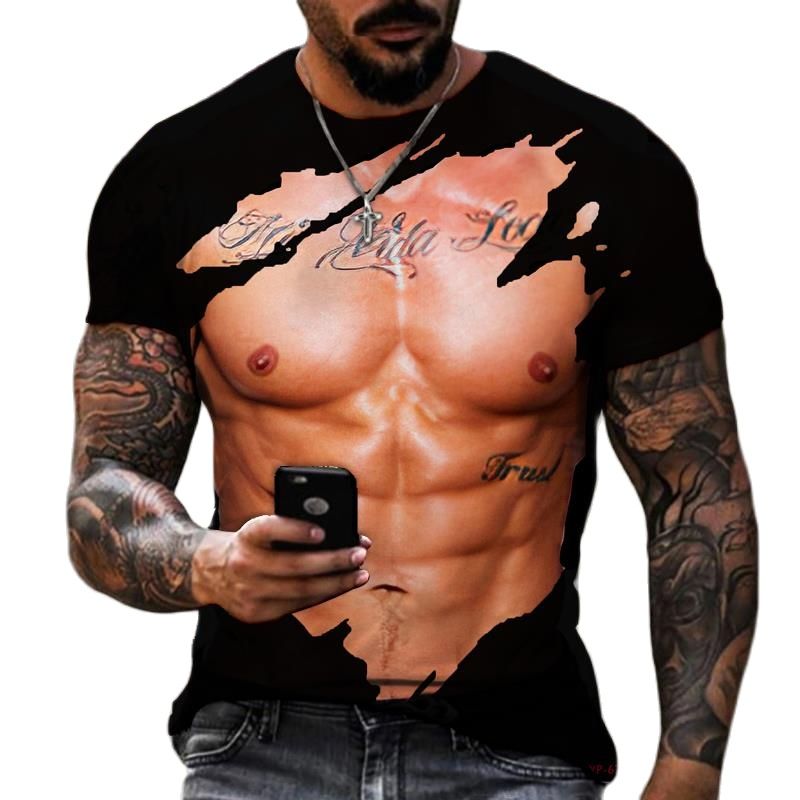 ฤดูร้อนแฟชั่นผู้ชาย3D พิมพ์กล้ - Street Fashion For Short Guys บทวิจารณ์และราคา