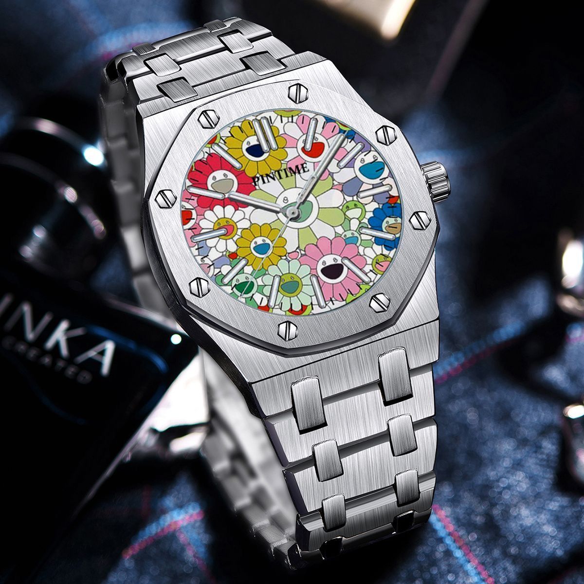 นาฬิกาควอทซ์ผู้ชายลายกราฟฟิตี้ - Street Fashion Youth บทวิจารณ์และราคา