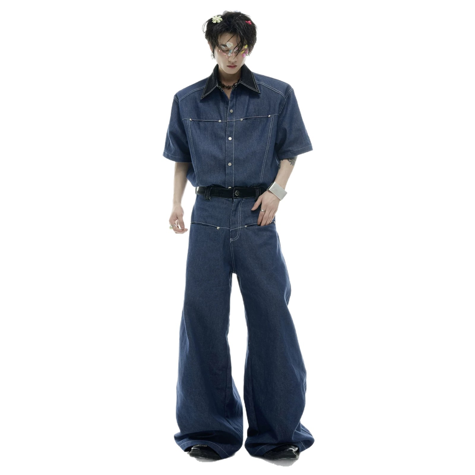 ชุดเซ็ตยีนส์ผู้ชายสไตล์อเมริกั - Street Fashion Jeans บทวิจารณ์และราคา