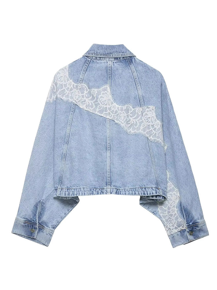 HH เสื้อแจ็คเก็ตยีนส์สีน้ำเงิน - Street Fashion Vintage บทวิจารณ์และราคา