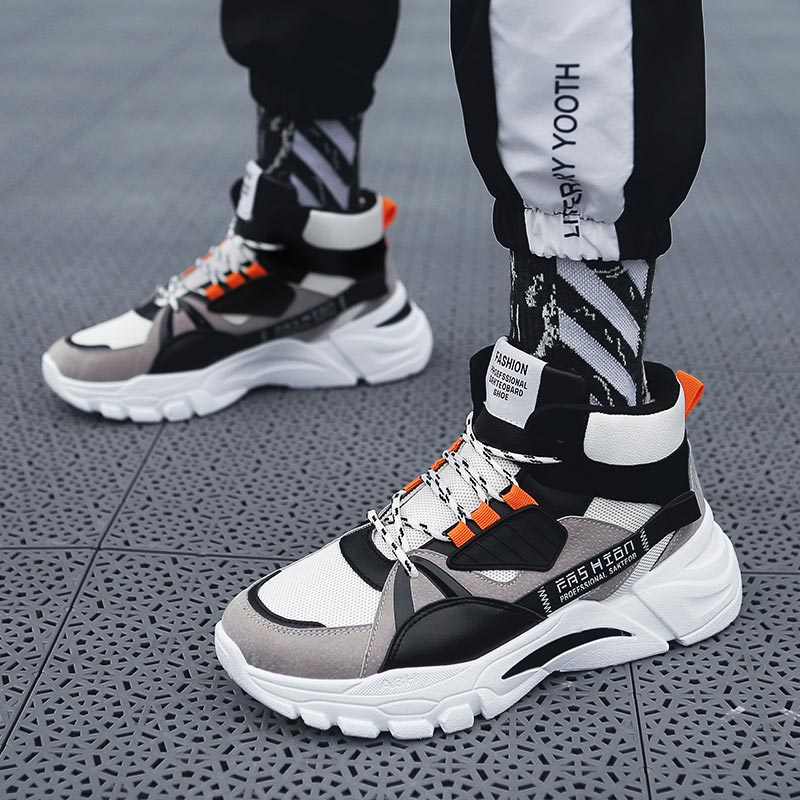 Hightopฤดูร้อนผู้ชายกีฬารองเท้ - Street Fashion For Short Guys บทวิจารณ์และราคา