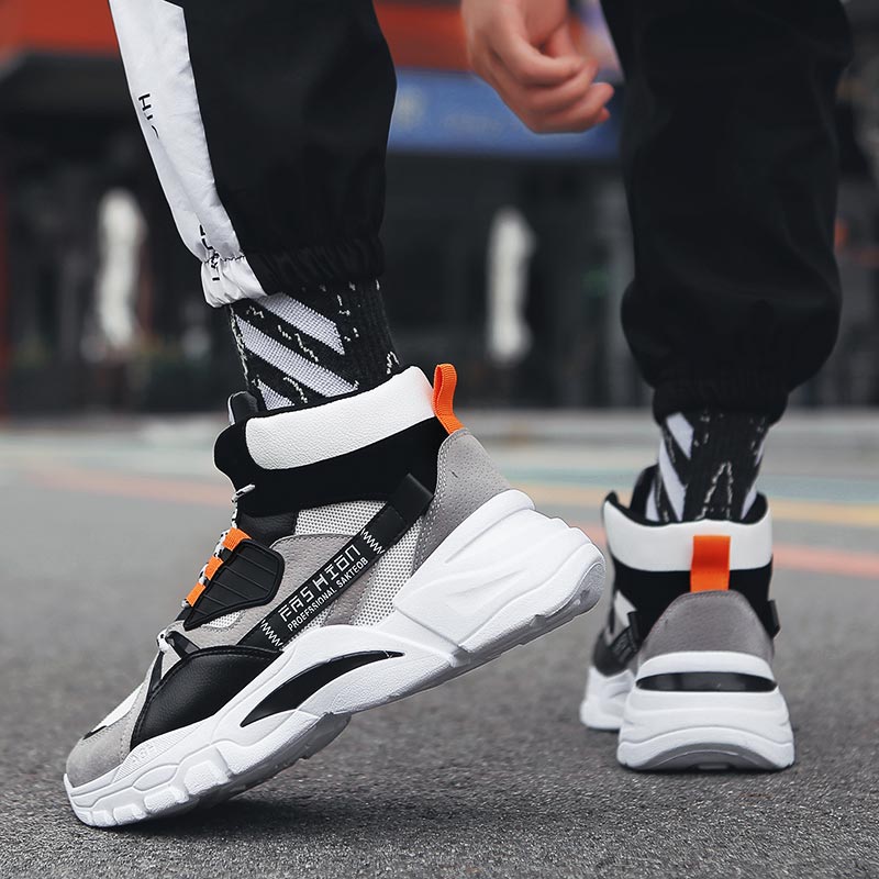 Hightopฤดูร้อนผู้ชายกีฬารองเท้ - Street Fashion For Short Guys บทวิจารณ์และราคา