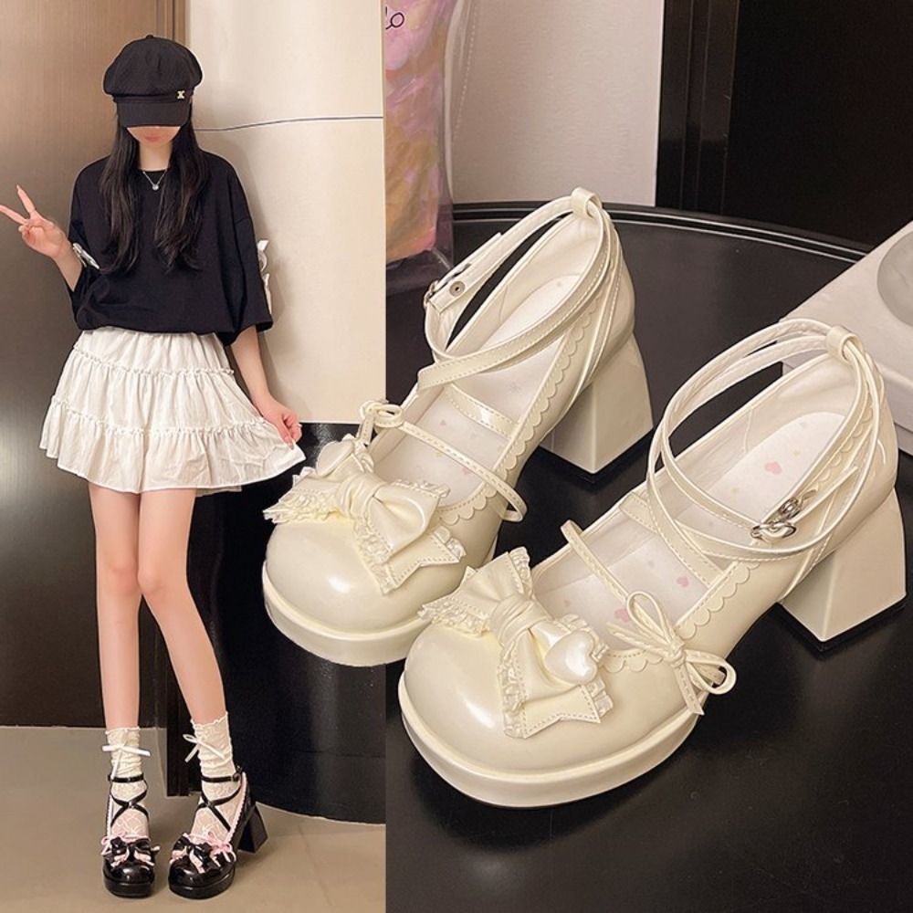 รองเท้าส้นสูงแฟชั่นสไตล์โลลิต้ - Fashion Street Night บทวิจารณ์และราคา