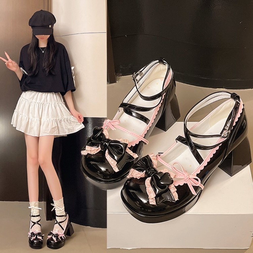 รองเท้าส้นสูงแฟชั่นสไตล์โลลิต้ - Fashion Street Night บทวิจารณ์และราคา
