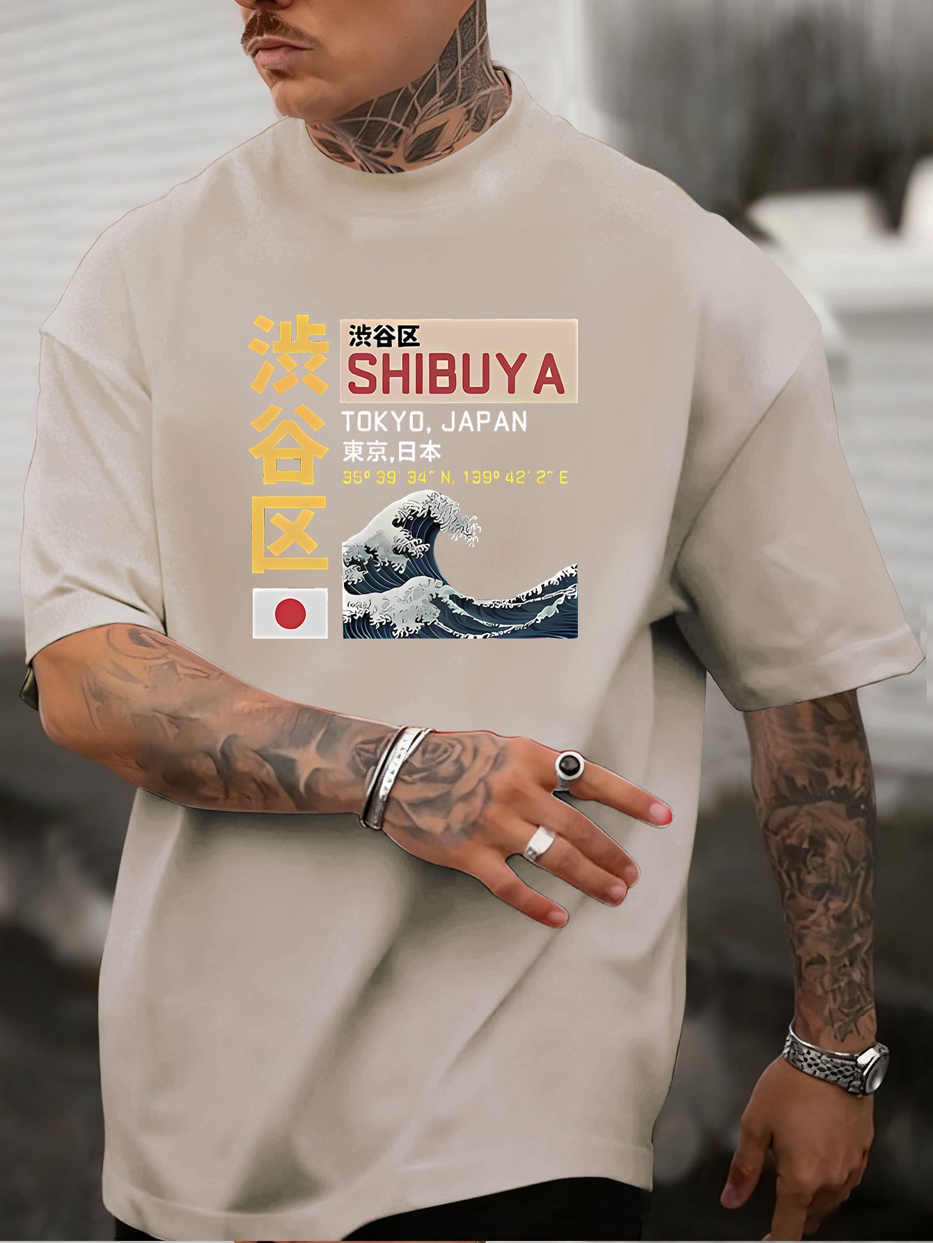 เสื้อยืดพิมพ์ลายโตเกียวชิบูยะส - Street Fashion In Tokyo บทวิจารณ์และราคา