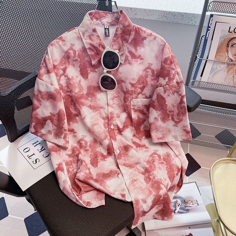 เสื้อเชิ้ตแขนสั้นพิมพ์ลายสไตล์ - Street Fashion Youth บทวิจารณ์และราคา