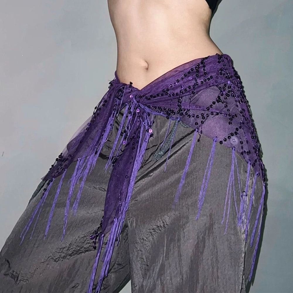 เข็มขัดเต้นรำประดับเลื่อมแฟชั่ - Street Fashion India บทวิจารณ์และราคา