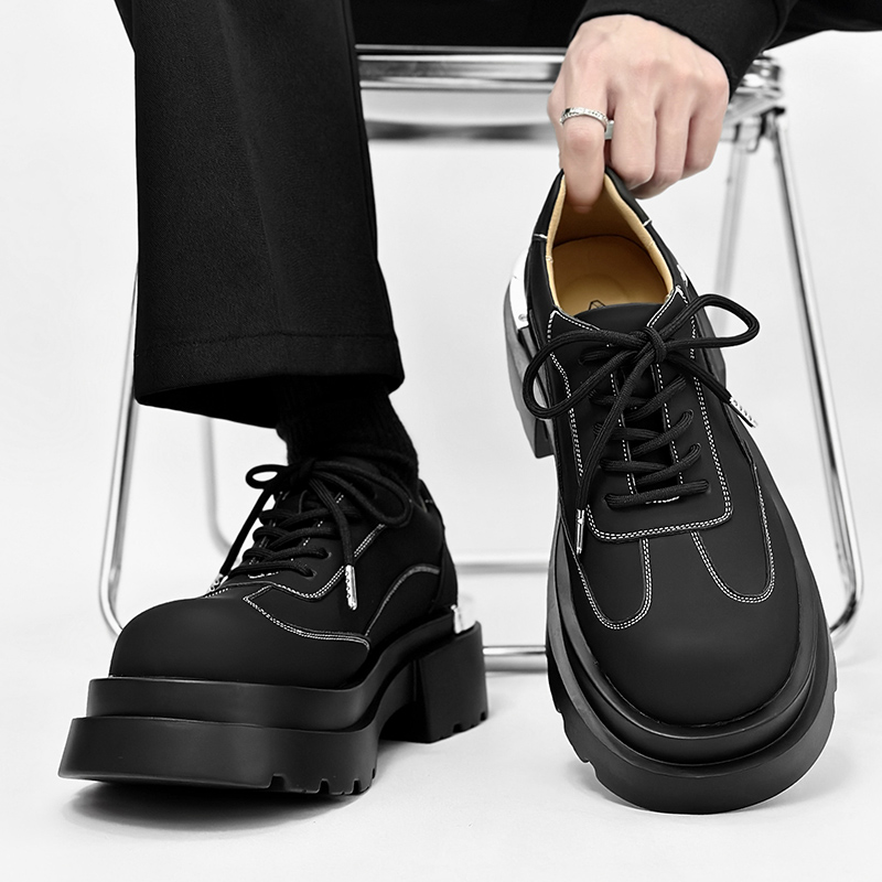 แฟชั่นผู้ชาย punk rock รองเท้า - Street Fashion Youth บทวิจารณ์และราคา
