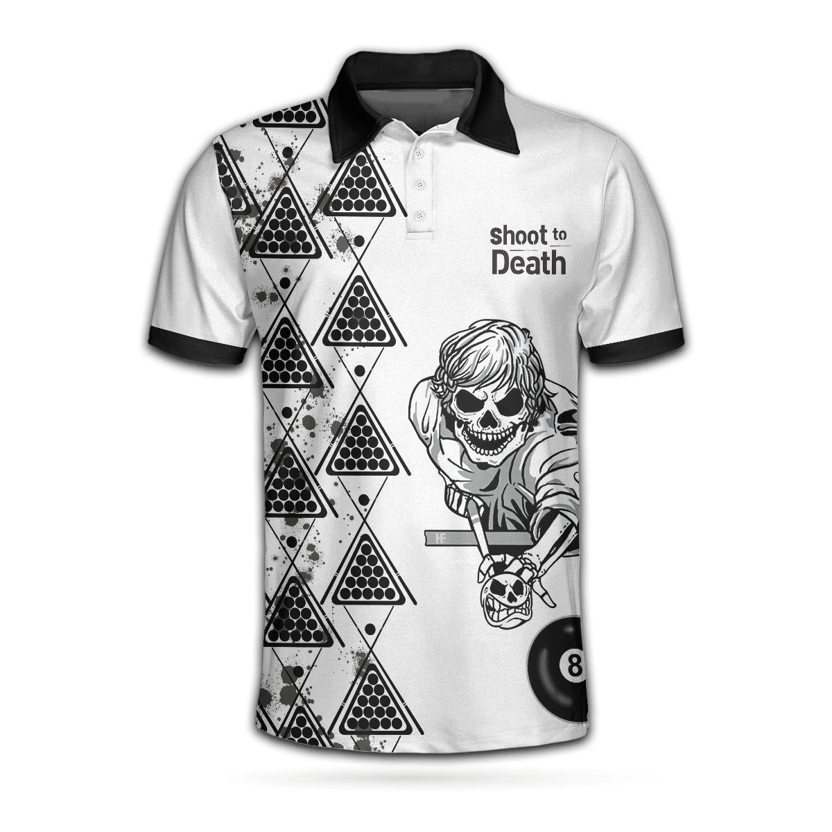 3D การพิมพ์บิลเลียดเสื้อโปโล H - Street Fashion Mood บทวิจารณ์และราคา