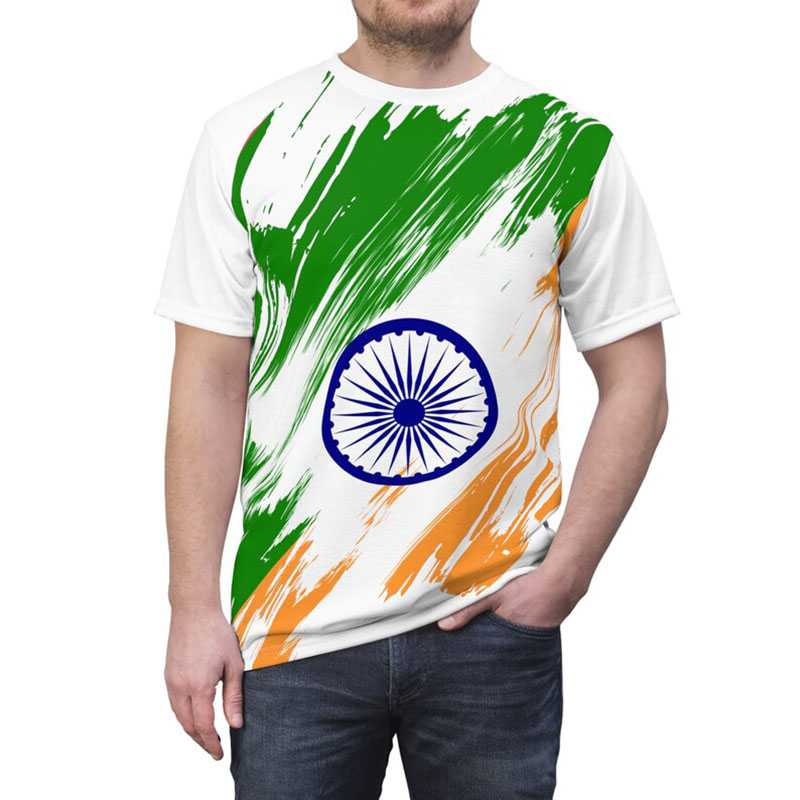 อินเดียธงพิมพ์เสื้อยืดเสื้อผ้า - Street Fashion India บทวิจารณ์และราคา