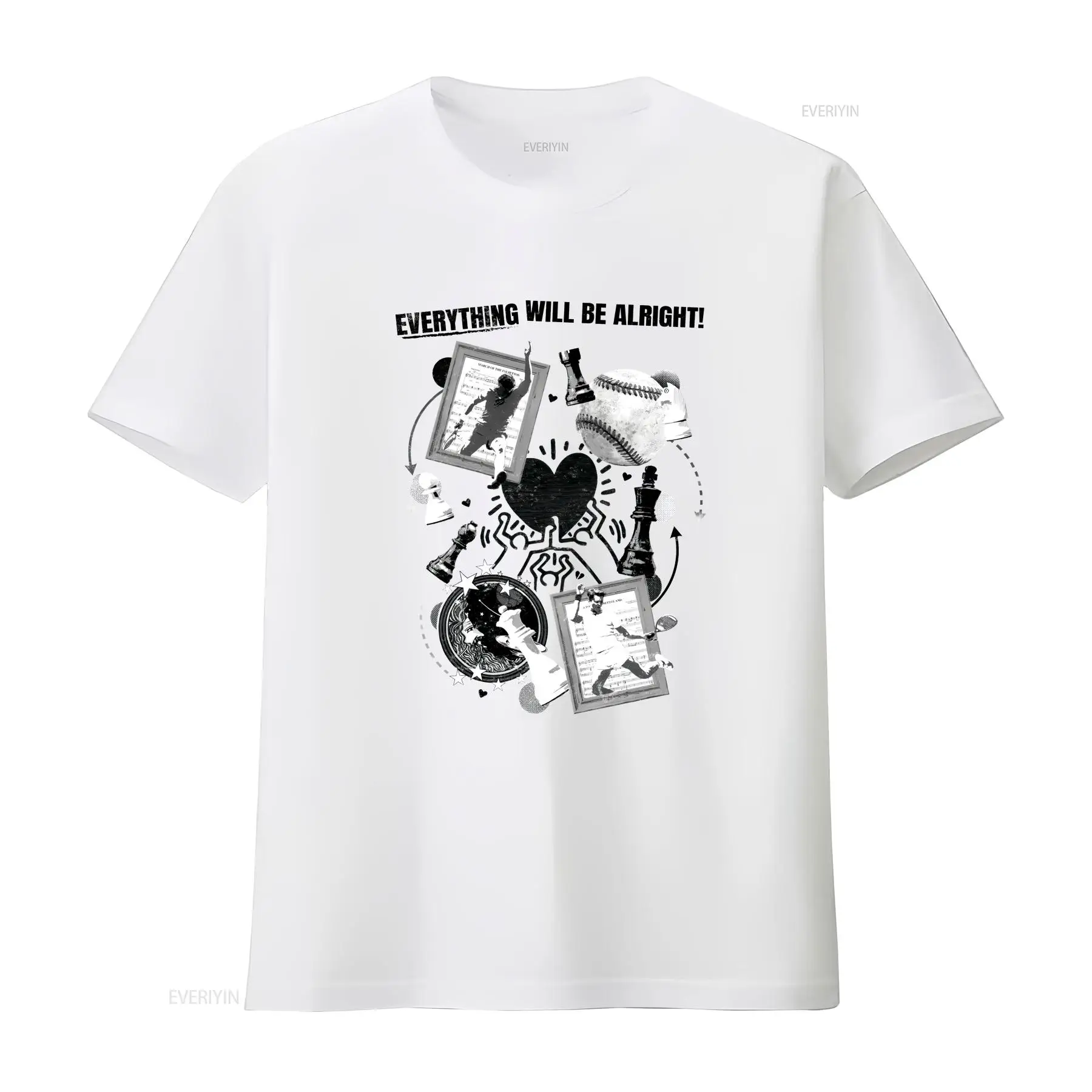 เสื้อยืดลายกราฟิกสไตล์วินเทจจา - Street Fashion Mood บทวิจารณ์และราคา