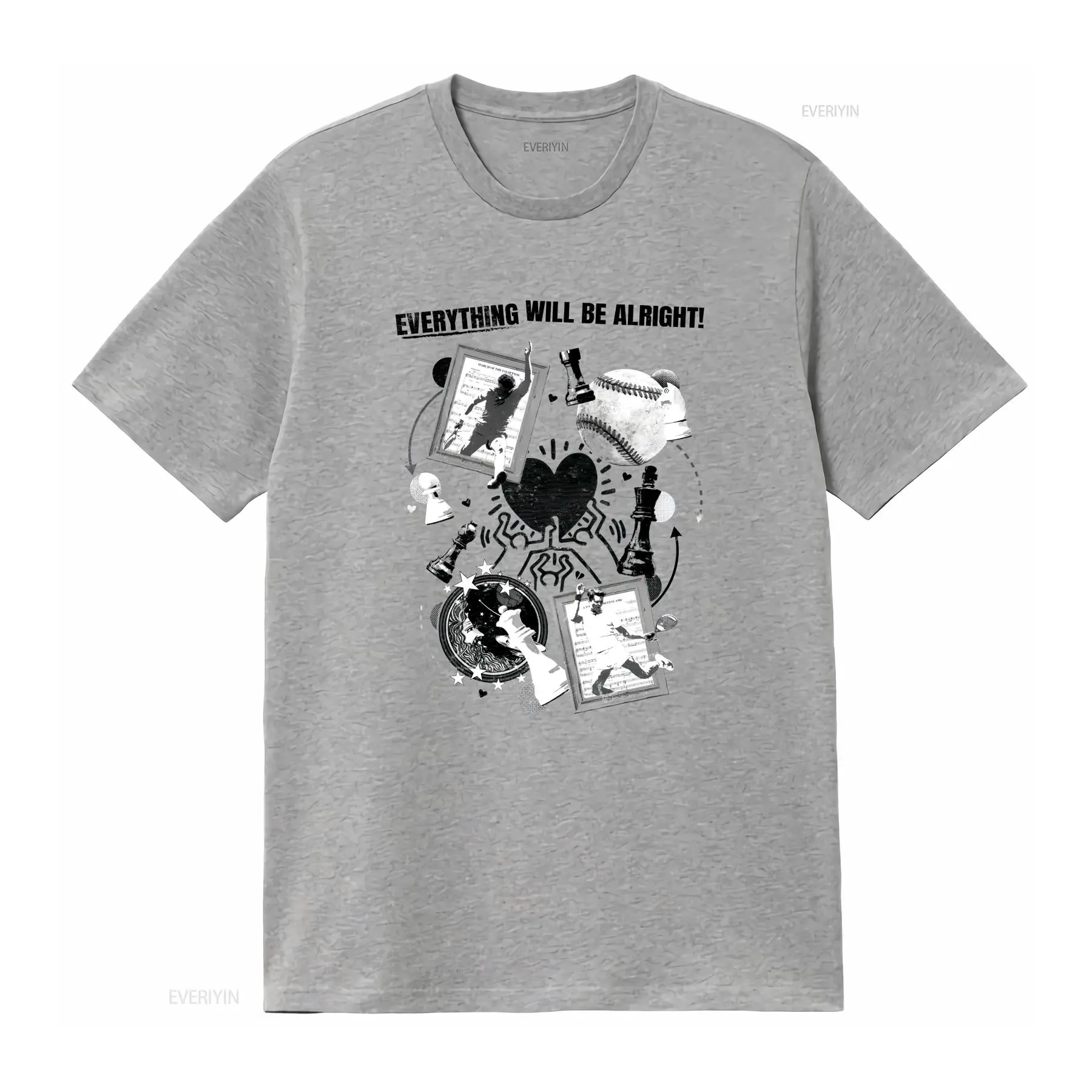 เสื้อยืดลายกราฟิกสไตล์วินเทจจา - Street Fashion Mood บทวิจารณ์และราคา