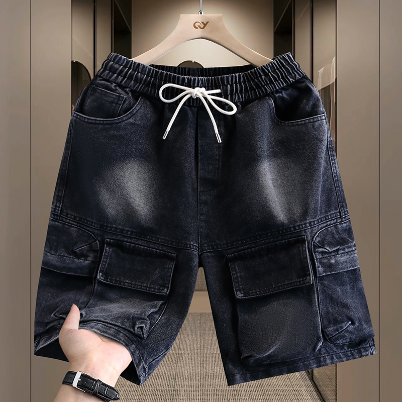 กางเกงขาสั้นคาร์โก้ผู้ชายแฟชั่ - Street Fashion Jeans บทวิจารณ์และราคา